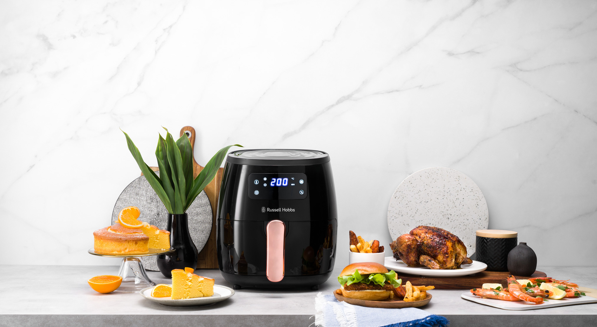 สนุกได้ทุกวันกับโหมด 7 เมนูอัตโนมัติ ด้วยหม้อทอดไร้น้ำมัน Brooklyn Air Fryer 5 ลิตร จาก รัสเซล ฮ๊อบส์ (Russell Hobbs)