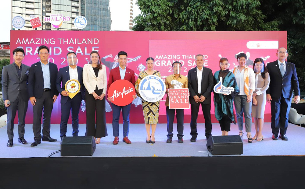 ททท. แถลงข่าวโครงการ Amazing Thailand Grand Sale 2020 : NON STOP SHOPPING มุ่งกระตุ้นการใช้จ่าย ของนักท่องเที่ยวและช่วยเหลือผู้ประกอบการหลังวิกฤตโควิด-19