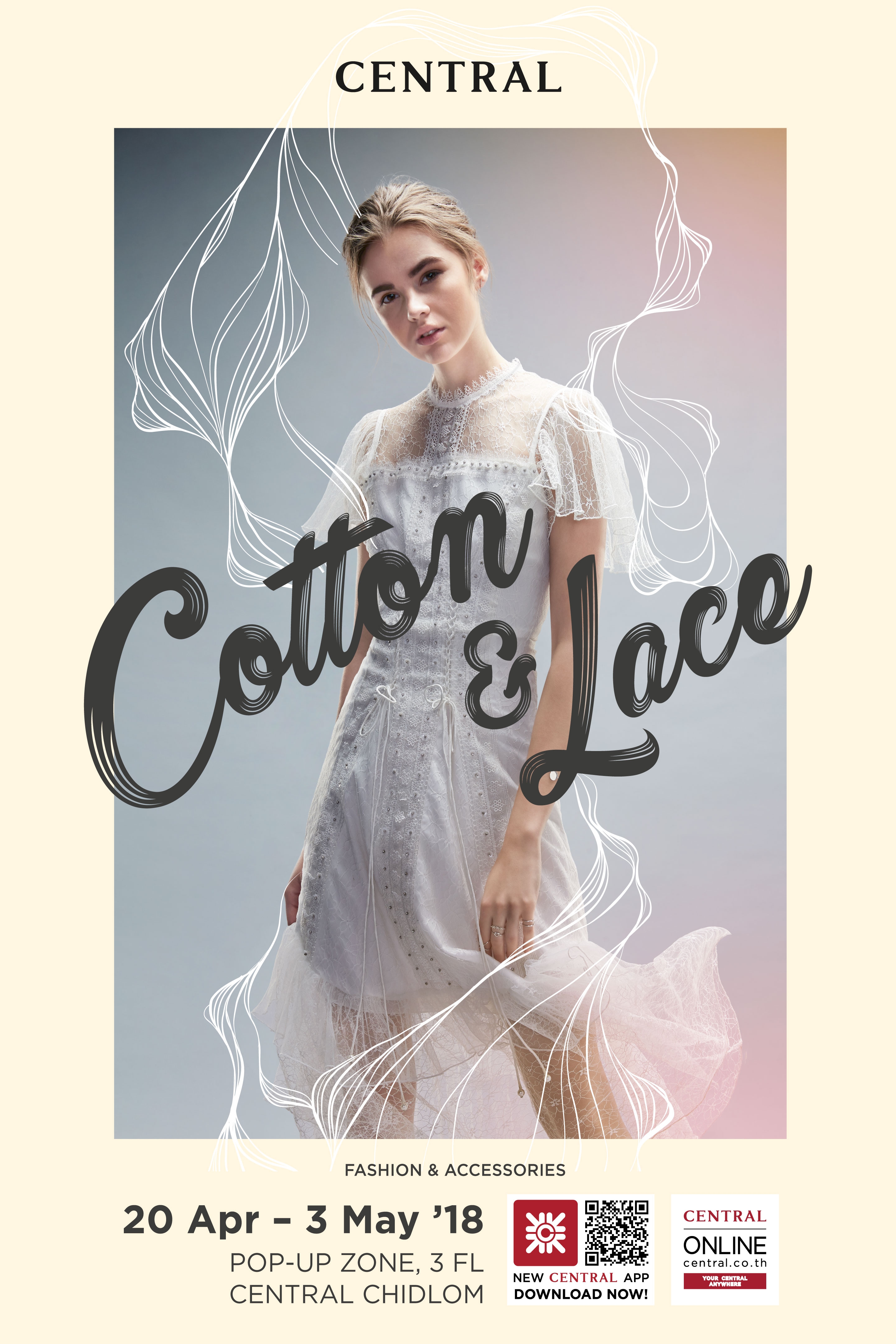 ห้างเซ็นทรัลชวนเบรคความร้อนรับซัมเมอร์ที่งาน “Central Cotton& Lace”