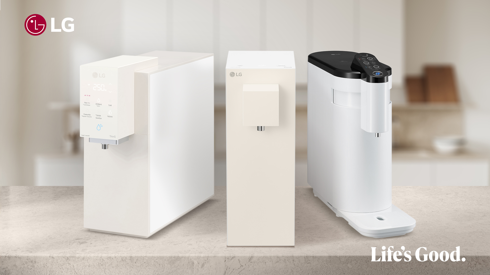 แอลจีบุกตลาดเครื่องกรองน้ำไทยเต็มรูปแบบ เปิดตัว LG PuriCare Water Purifier ดีไซน์สวยกะทัดรัดเหมาะกับทุกพื้นที่ พร้อมนวัตกรรมเพื่อน้ำดื่มสะอาดทุกวันที่บ้านคุณ