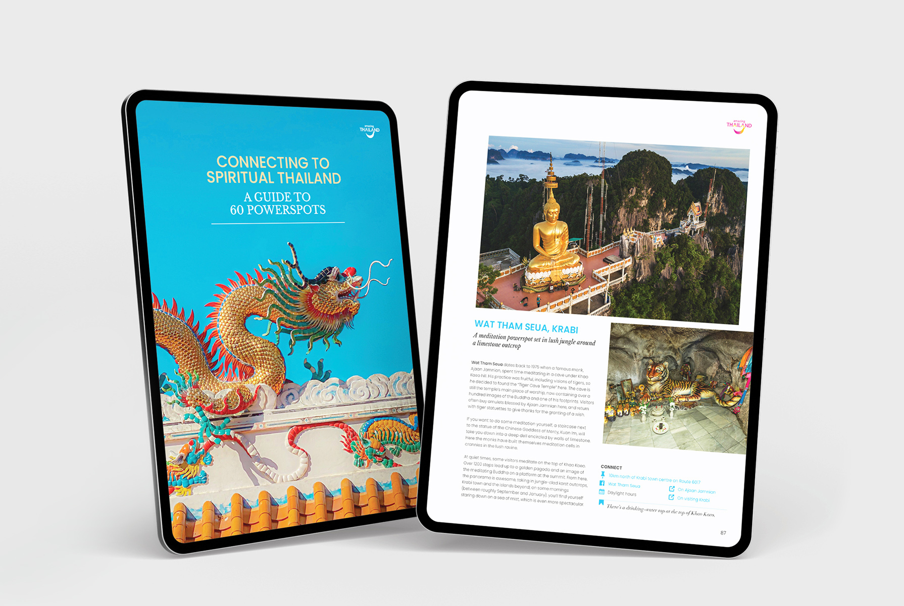 ททท. ปลุกกระแสท่องเที่ยวสายมู  สนับสนุน E-Book “Connecting to Spiritual Thailand” โปรโมท 60 สถานที่แห่งศรัทธาและความเชื่อทั่วประเทศไทย