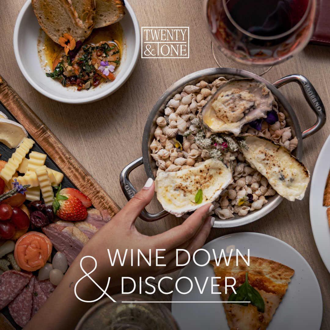 สัมผัสประสบการณ์พิเศษหลังเลิกงานกับ Wine Down & Discover โปรโมชั่นที่มาพร้อมไวน์ออร์แกนิคพรีเมี่ยม 3 แก้ว และ 1 เมนูทาปาส ในราคาเพียง 950 บาทสุทธิ